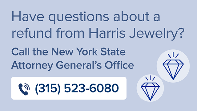 Harris Jewelry refunds