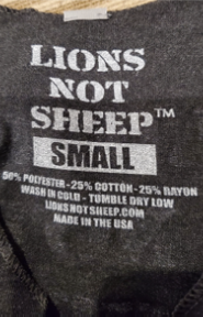 Lion Not Sheep, Lion | T-shirts | Lions Not Sheep Military Shirt