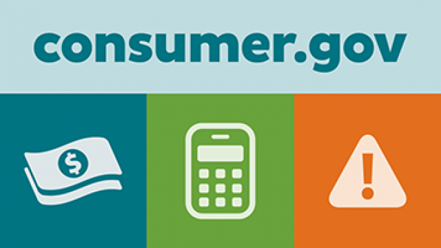 consumer.gov logo and icons