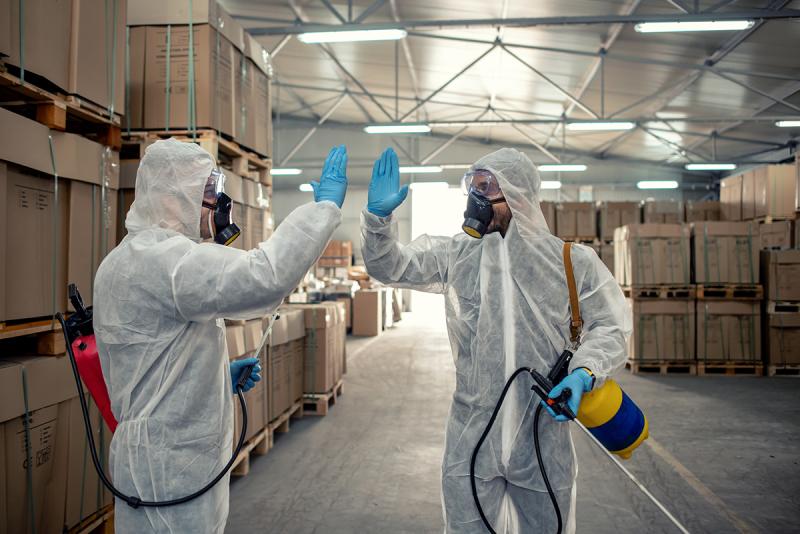 warehouse workers